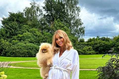 Pregnant Laura Anderson back together with ex Gary Lucy after months of feuding as they spend..