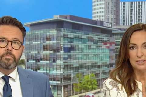 BBC Breakfast fans open-mouthed as they spot Sally Nugent’s slashed dress is ‘held together with..