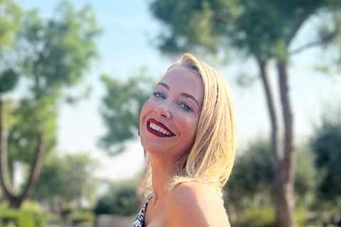 A Place in the Sun's Laura Hamilton narrowly escapes injury in filming mishap