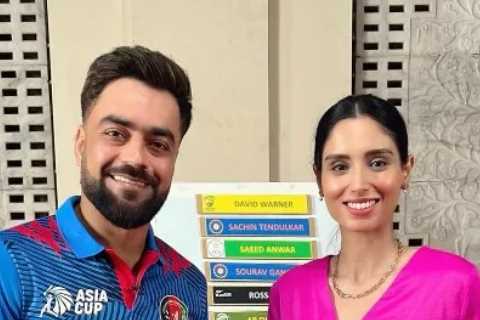 Cricket Presenter Zainab Abbas Makes Instagram Mistake with Rashid Khan