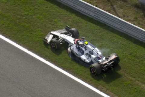 AlphaTauri Driver Yuki Tsunoda Forced to Abandon Italian Grand Prix After Crash