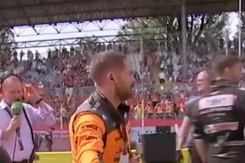 Martin Brundle and Lando Norris Embarrassed in New-Style Interview on Live TV