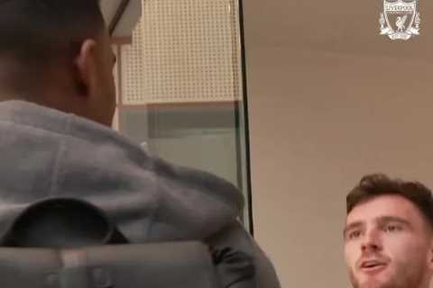 Andy Robertson Takes a Swipe at Liverpool Teammates