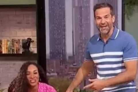 Morning Live chaos as presenter gets tangled in cable and co-star's 'heart stops' as they scramble..