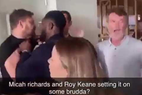 Arsenal fan who headbutted Roy Keane unmasked as dad Scott Law who ‘broke own nose’ in attack after ..