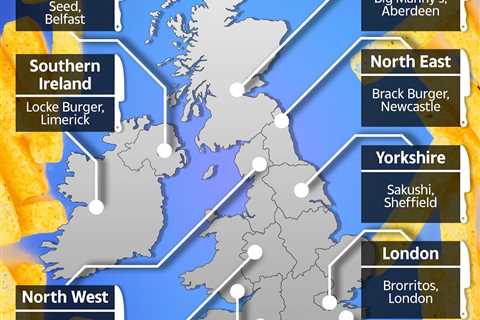 Map Reveals the UK's Tastiest Takeaways - Did Your Favourite Make the Cut?