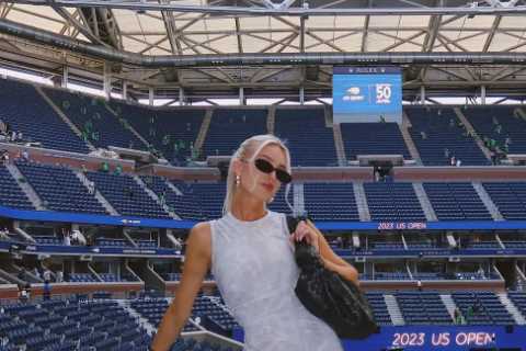 Morgan Riddle earns title of 'Tennis Queen' as she supports boyfriend Taylor Fritz at the US Open