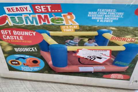 Parents Flock to B&amp;M for Discounted Bouncy Castle