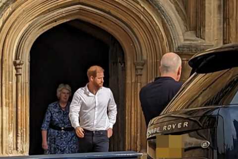 Prince Harry's Tearful Vigil at the Queen's Resting Place