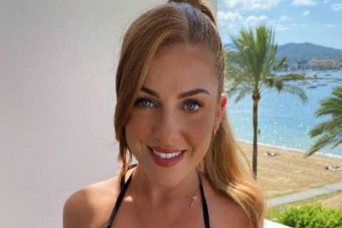 Gogglebox star Abbie Lynn stuns in Gucci bikini in sizzling beach photos