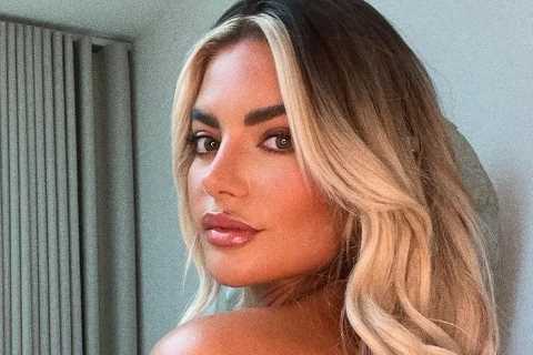 Megan Barton Hanson Bares Sideboob in Daring Outfit