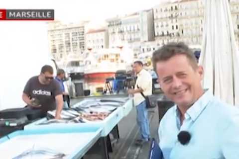 BBC Breakfast's Jon Kay takes a playful jab at co-host's past mishaps during live report