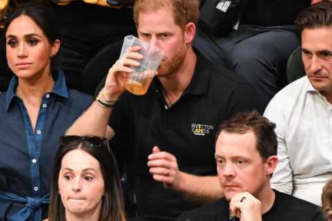 Prince Harry and Meghan Markle Enjoy Beer at Invictus Volleyball Final as They Celebrate Duke’s..
