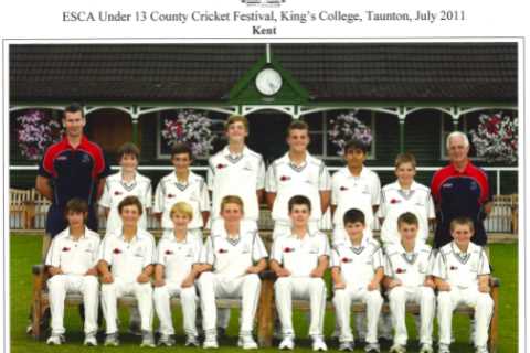 Amazing U13s Cricket Squad Pic Includes Ex-Chelsea Star and Two Internationals in Different Sports..