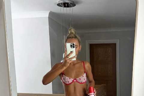 Love Island Star Abi Moores Stuns in Revealing Lingerie Set