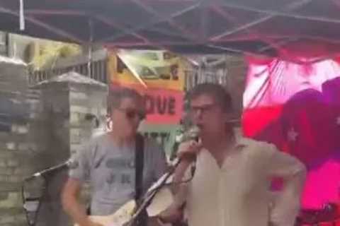 Good Morning Britain's Ed Balls and Robert Peston Form Band Centrist Dad