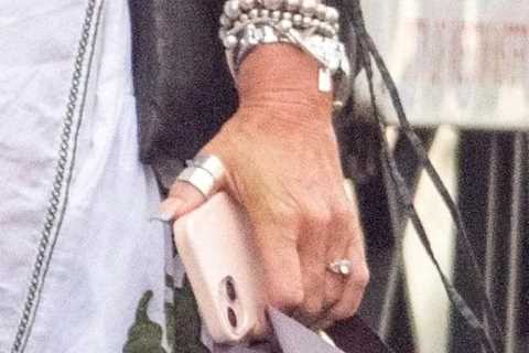 EastEnders' Jessie Wallace flaunts stunning engagement ring in white summer dress