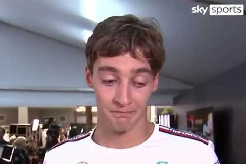 F1 Star George Russell Close to Tears After Crashing One Lap from End in Singapore as Fans Say It's ..