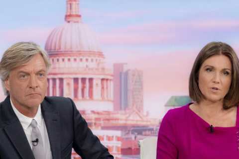 Awkward moment GMB's Susanna Reid grills Richard Madeley over Russell Brand interview