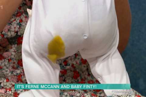 This Morning goes awry as Ferne McCann's baby has a toilet mishap on live TV