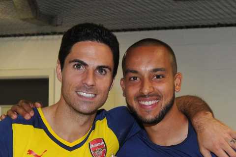 Theo Walcott Reveals Arsenal Boss Mikel Arteta Gave Best Team Talk Before Becoming Manager