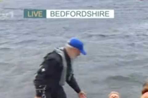 Presenter dragged into lake by dog during chaotic moment on This Morning
