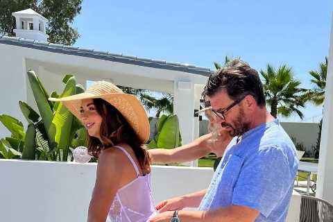 Nick Knowles’ fiancee hits back at trolls over racy lingerie snap