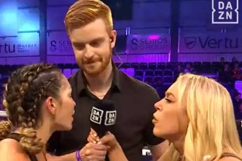 Elle Brooke Leaves Fans Disgusted as She Asks for Cup to Pee in Live on TV During Misfits Boxing..