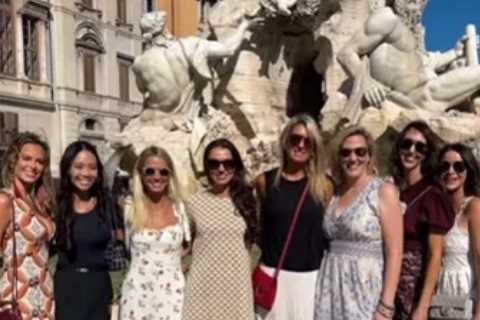 WAGs of the USA Ryder Cup Team Enjoy Day Out in Rome before the Big Event