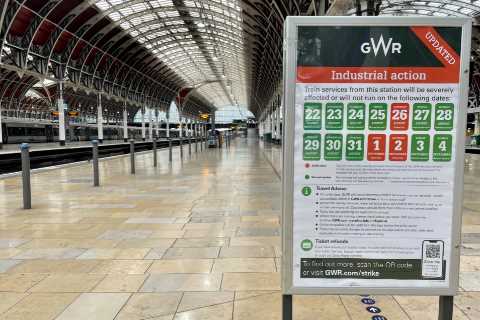 Football fans face travel chaos as rail strikes hit games and party conference