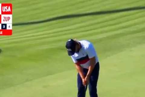 Team USA Star Taunts European Fans with Epic Putt