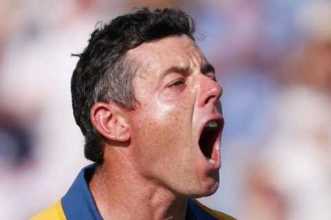 Rory McIlroy Fights Back Tears as Team Europe Closes in on Ryder Cup Victory