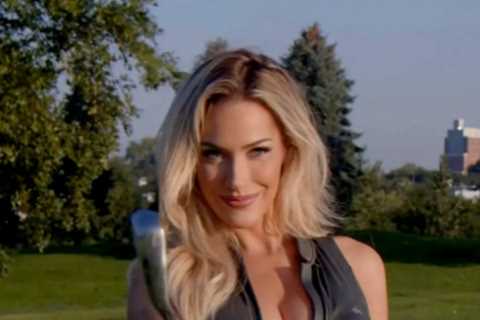 Paige Spiranac Braves the Chill in Skimpy Bodysuit for Golf Tip
