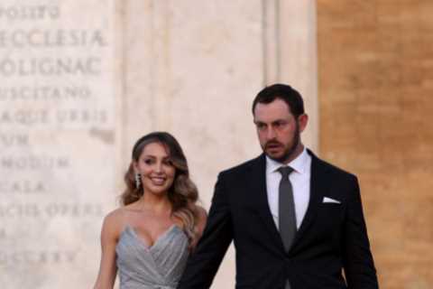 Team USA Ryder Cup star Patrick Cantlay marries stunning Wag Nikki Guidish as fans joke ‘no hat to..