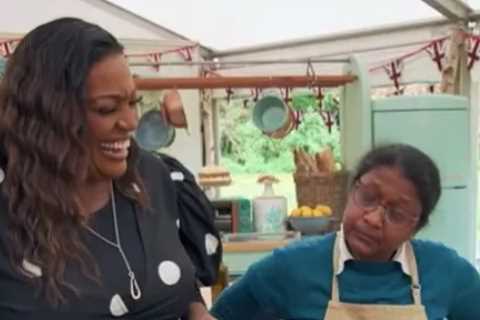Great British Bake Off’s Alison Hammond accuses contestant of ‘cheating’ during tense showstopper..