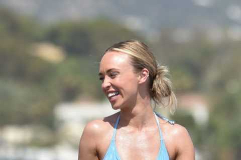 Jorgie Porter flaunts incredible postpartum figure in Spanish getaway