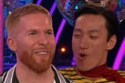 Strictly Pro Neil Jones Returns to Work with a Smile After Girlfriend Gives Birth