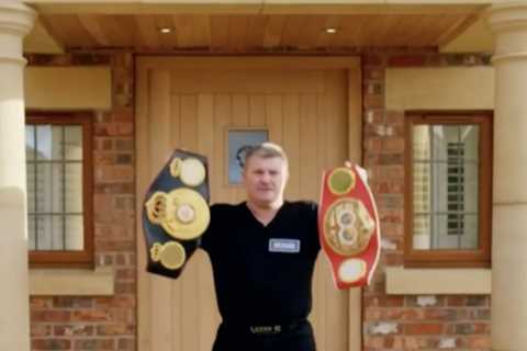 Inside Ricky Hatton’s Luxury Manchester Mansion: Gold Dining Room and Home Cinema