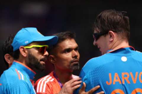 Notorious Prankster Jarvo 69 Invades Cricket World Cup Pitch and Confronts Virat Kohli