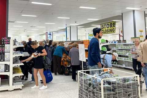 Shoppers Strip Shelves on Closing Day at Wilko