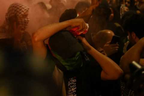 Home Secretary warns anti-Israeli chants and flag-waving could result in police action