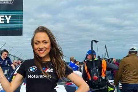 Glamorous Grid Girl Rushed to Hospital After Freak Accident Celebrating Race Win