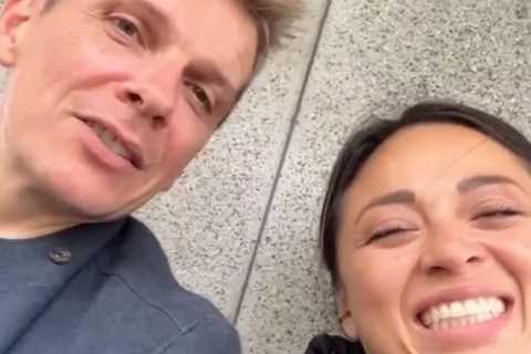 Strictly Stars Nigel Harman and Katya Jones Enjoy Lunch Break in the Park