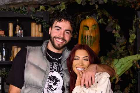Love Island's Sammy Root and Geordie Shore's Chloe Ferry Spotted Together at Spooky Event