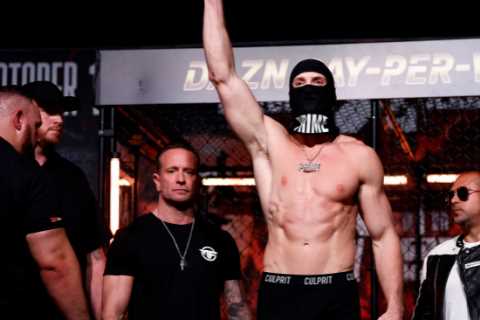 Logan Paul and Dillon Danis narrowly avoid coming to blows as they’re ushered into CAGE for X-rated ..