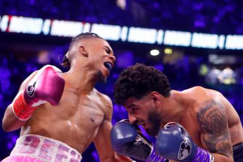 Misfits Boxer Deen the Great Forced to Fight One-Armed After Suffering Brutal Injury During Walid..