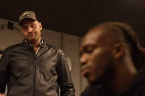 Tyson Fury 'deliberately sent into KSI locker room' in 'coldest image ever' before Tommy Fury fight