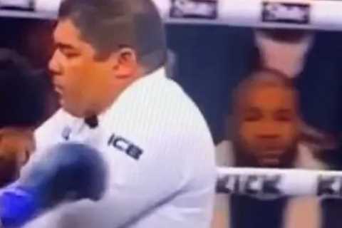 EAGLE-EYED Boxing Fans Spot Deen the Great's Lewd Gesture Towards Opponent Walid Sharks