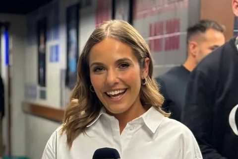 Sky Sports Presenter Olivia Buzaglo Shines in Glamorous Outfit at KSI vs Tommy Fury Fight