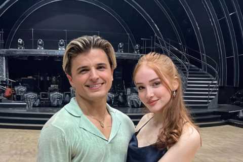 Who is Nikita Kuzmin's girlfriend Lauren Jaine?